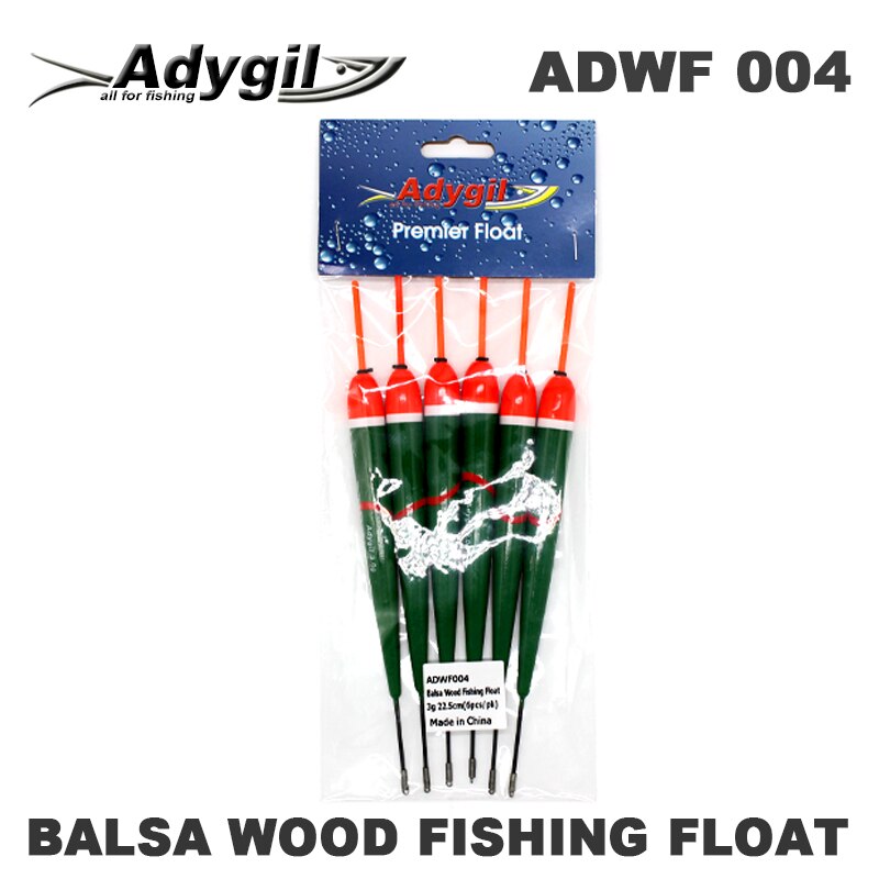 Adygil Balsa Wood Fishing Float ADWF 004 225mm Floatation 3g 6pcs/lot