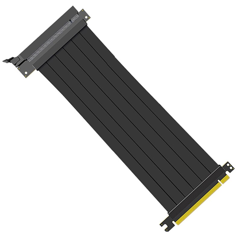 Full Speed 3.0 PCIE X16 Riser Cable Graphics Card Extension Cable PCI Express Riser Shielded Extender with antijam for GPU AXYB: B20cm