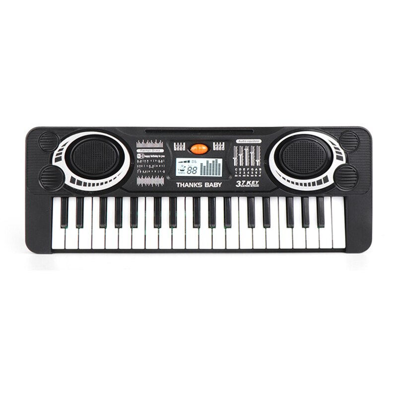37 nøgler elektrisk klaver børn elektrisk nøglebræt klaver bærbar digital musik elektronisk tastatur musik læringslegetøj: Default Title