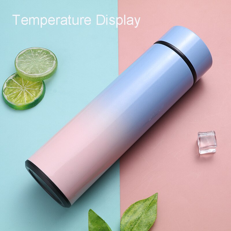 Touch Display Temperature Kettle 500ml Electric Kettles Stainless Steel Vacuum Intelligent Kitchen Appliances Insulation Cup: G