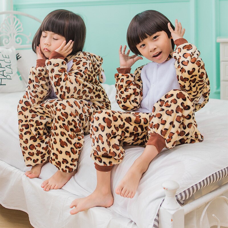 Halloween Erwachsene Leopard Bär Kigurumi Cosplay Kostüm Flanell Weibliche Outfit Overalls Bodys Frauen Onesie Hoodie Pyjamas