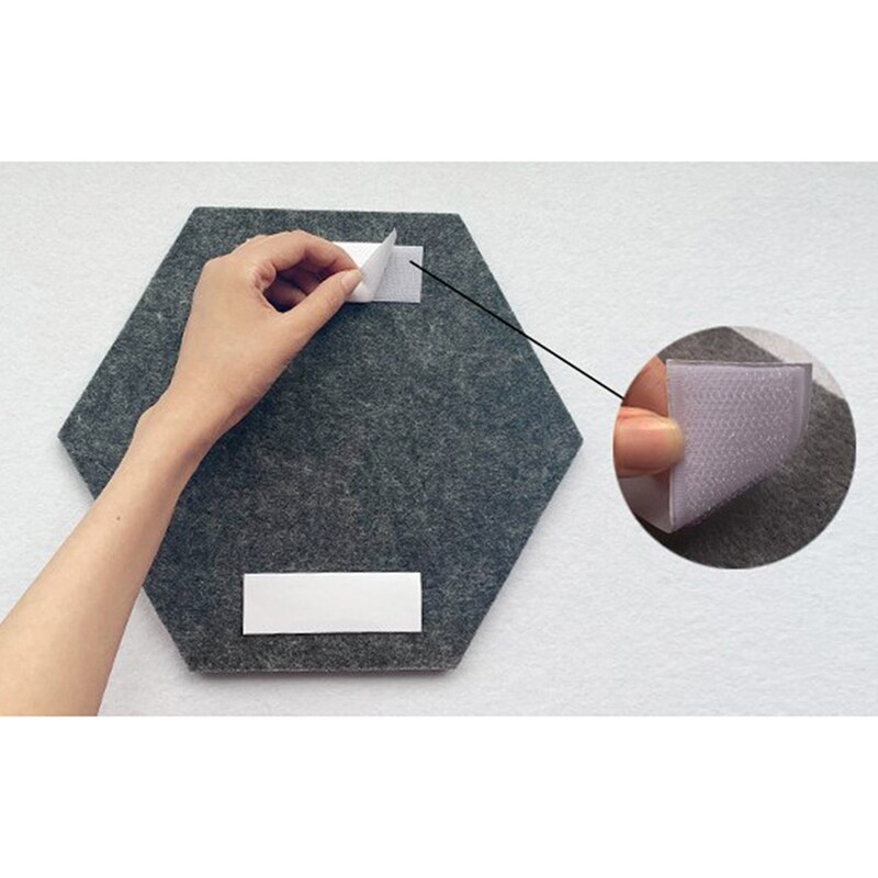 Hexagon Pad Cork Board/Pin Board 1 Pc Colorful Wall Tiles Memo Felt Board For Wall Stickers Home Decors