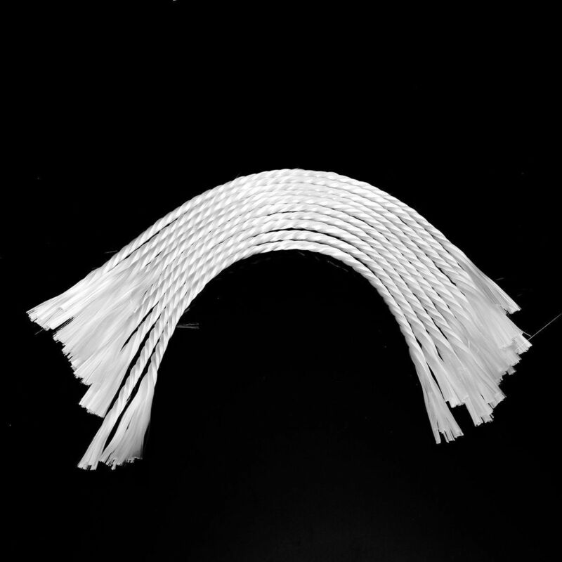 7.5 "Ersatz Weiß Fiberglas Docht Halfter Öl Kerze Dochte 3mm Breite