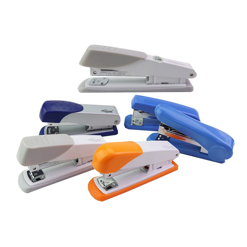 Huapuda Manual Metal Standard Stapler Hand Operated Stapler Staple Labor-saving/Effortless School/Home/Office Stapler Stationery