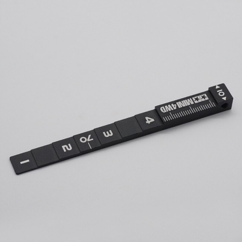 MINI 4WD self-made tamiya tools setting rulers for test the length width height of car: Black