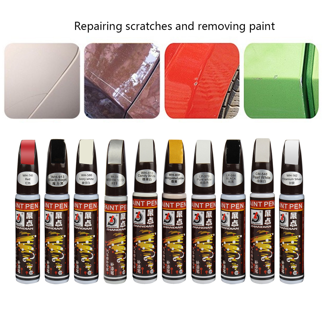 Car Painting Pen Car Auto Paint Pen Car Touch Up Pen Waterproof Repair Maintenance Paint Surface Coat Scratch Clear Repair