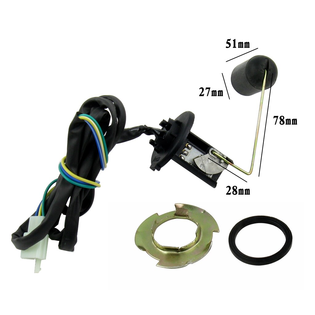 Kit de nível flutuador com sensor de tanque de combustível, para scooter chinesa ciclomotor