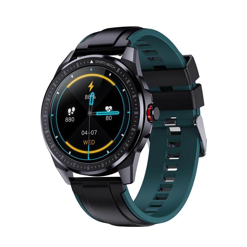 Robotsky SN88 Smartwatch - Bluetooth 5.0 Call, Fitness Tracker, Heart Rate Monitor, 1.28" Touchscreen: Green