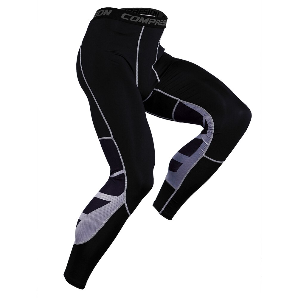 Monerffi mænd skinny leggings fitness joppers herre skinny sweatpants quick dry bodybuilding træning stramme bukser sportswear: Xxl / Grå