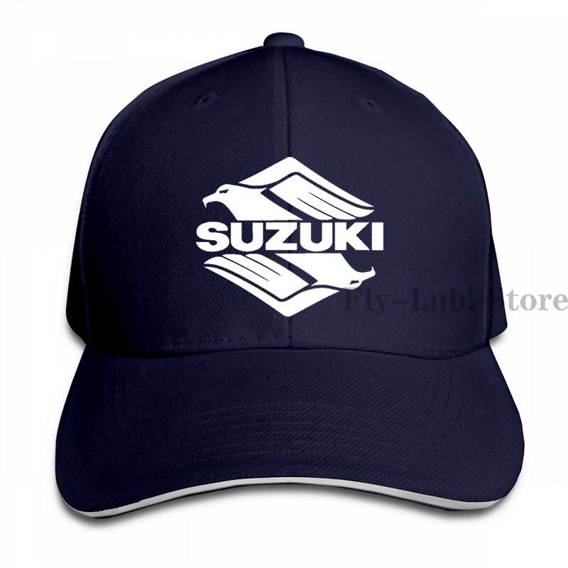 Suzuki Intruder Baseball cap men women Trucker Hats adjustable cap: 1-Navy