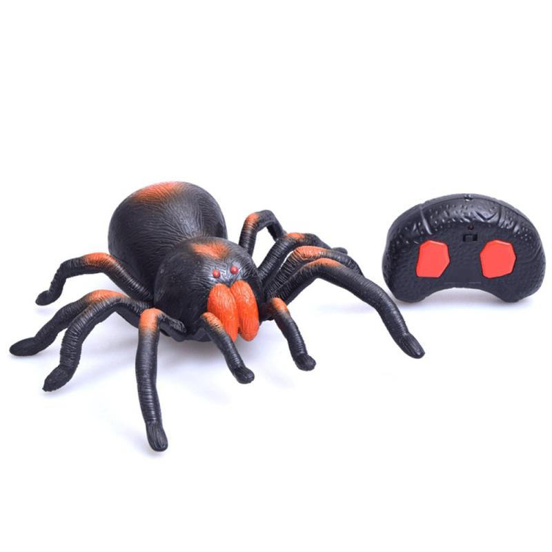 High Simulation Animal Tarantula Spider Infrared Remote Control Kids Toy Electronic Pets Y1123