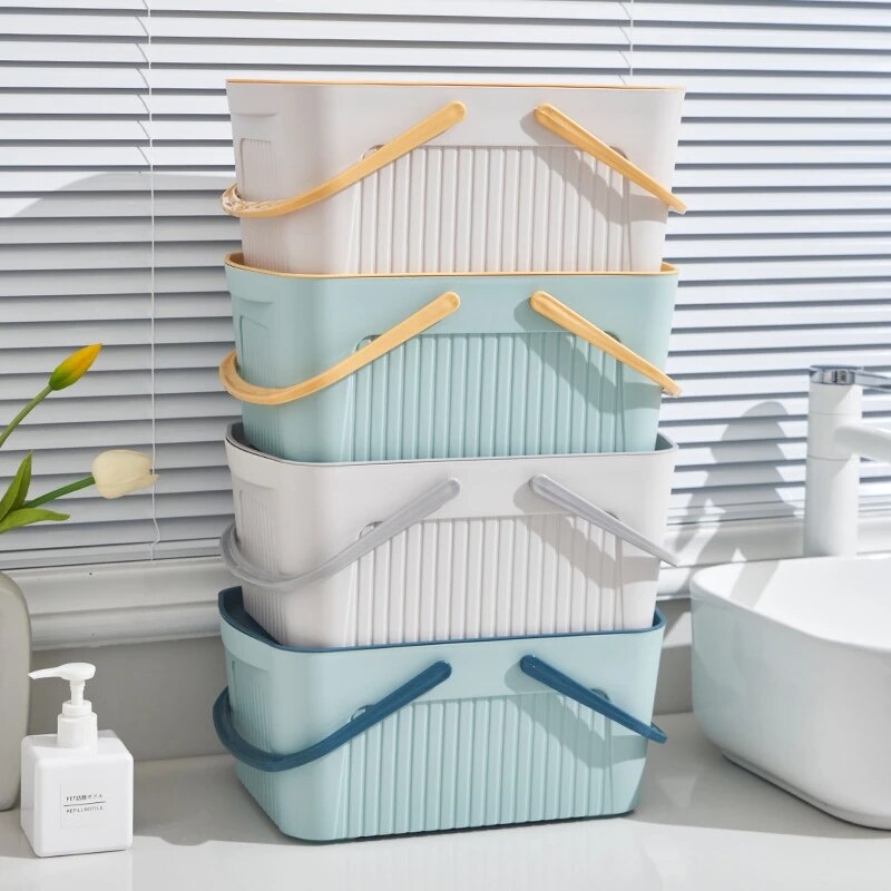 Bathroom Folding Dirty Clothes Storage Basket Laundry Basket Household Wall Hanging Large Portable Sundries Finishing Basket
