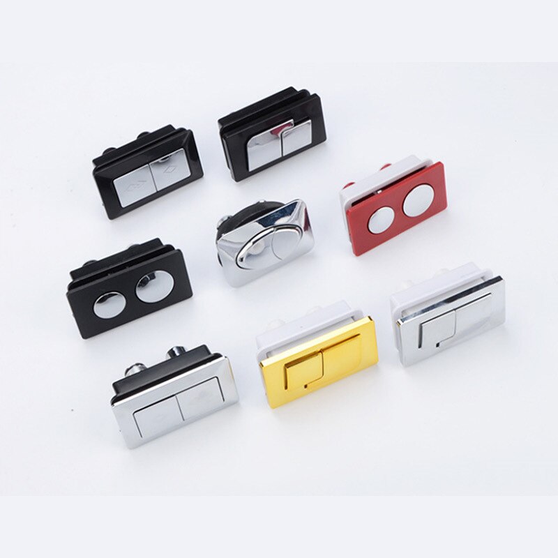 Square toilet push button closestool water tank flush double-press key button switch water tank accessories,JO21019