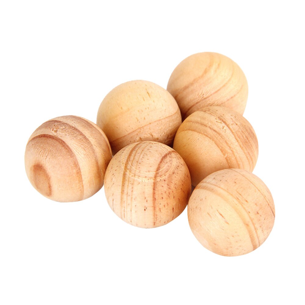 20 stuks kamferbal, natuurlijk, niet-giftig, schimmelwerend, insectenwerend, kamferbal, houten bal voor dozen: Default Title