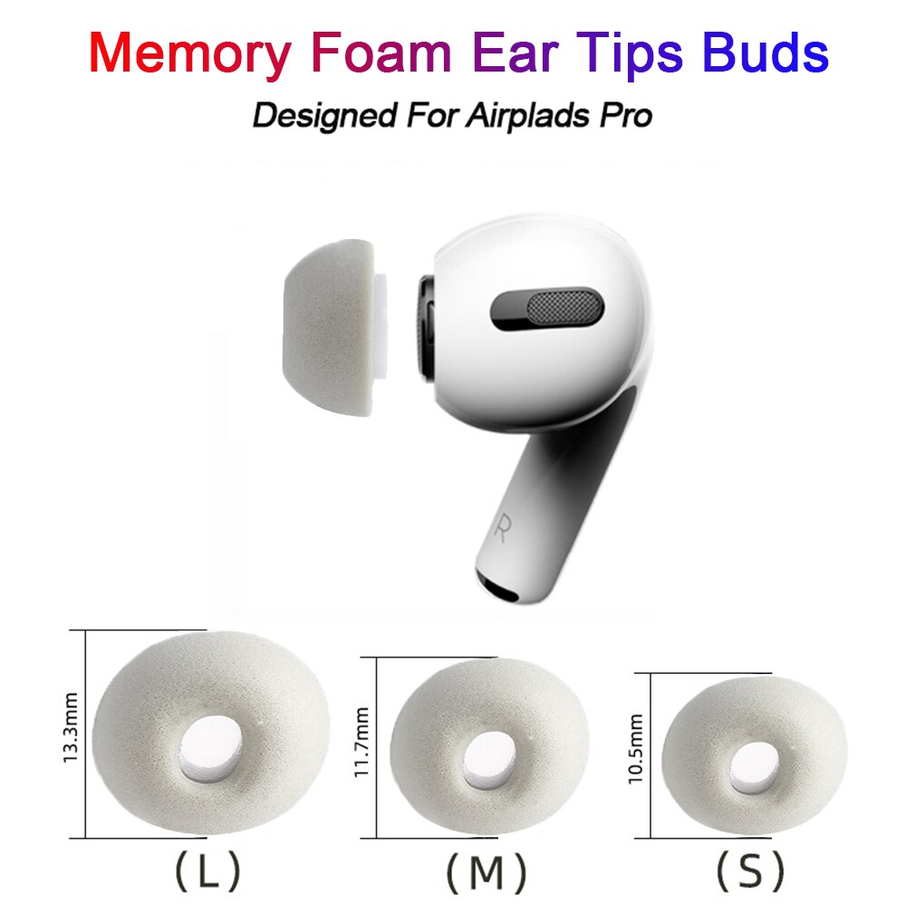 Valkoiset hotwireless bluetooth-kuulokkeet apple airpodille pro korvaavat kuulokkeet air memory foam sleeve korvakärjet tarvikkeet