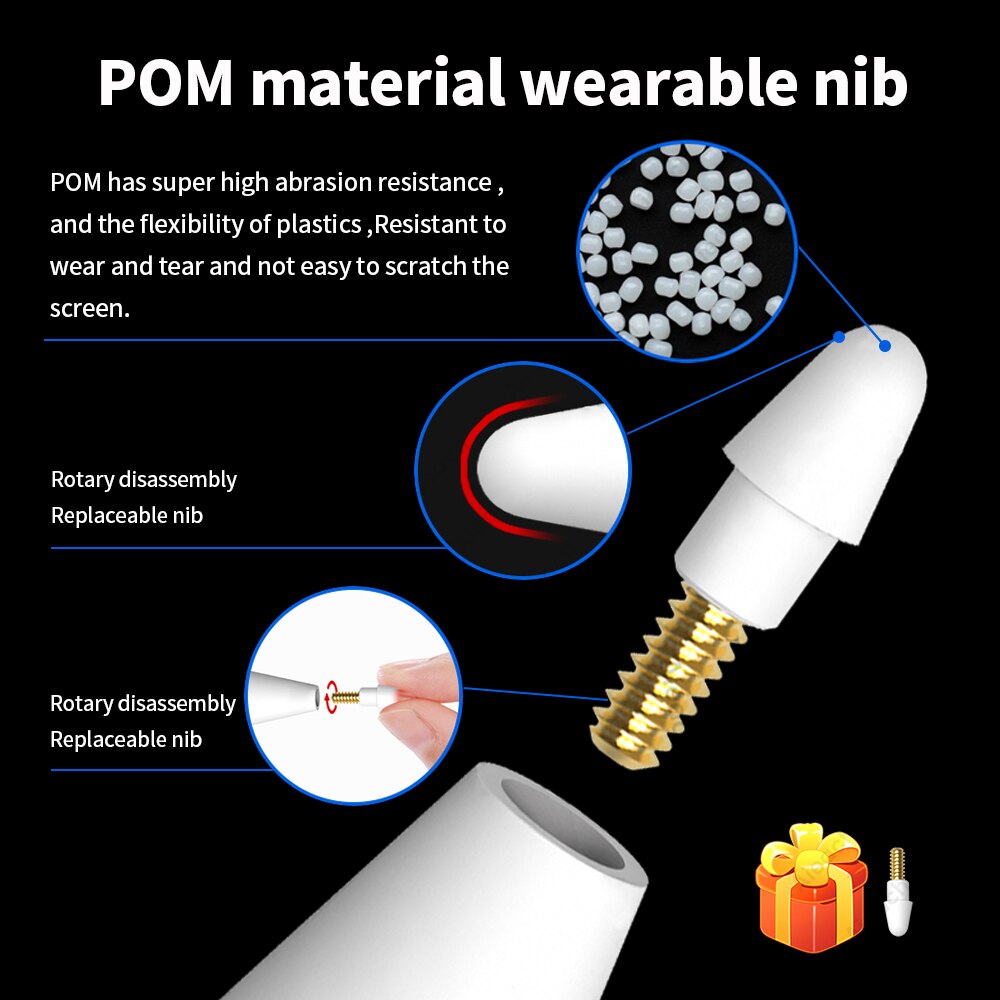 Palm Rejection Smart Pen For Stylus Apple Pencil For iPad Pro 11 12.9 For Stylus Touch Pen For iPad Air 3 10.2 mini 5