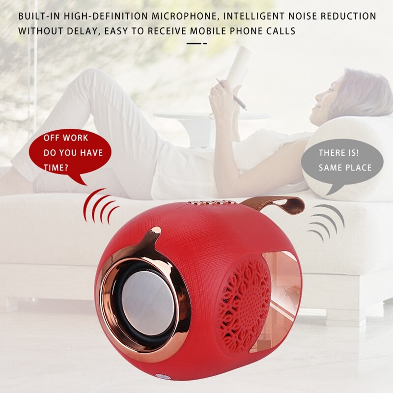 Gouden Ei Bluetooth Speaker Subwoofer Mini Speaker Board Draagbare Mini Ronde Vat