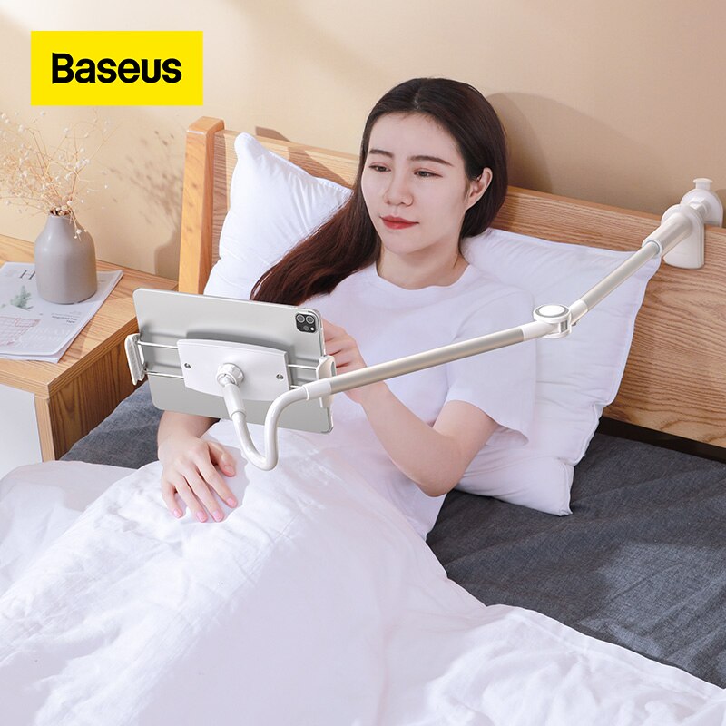 Baseus Flexibele Mobiele Telefoon Stand Lui Telefoon Houder Voor Bed Desktop Clip Houder Lange Arm Houder Tafel Klem Beugel Voor telefoon