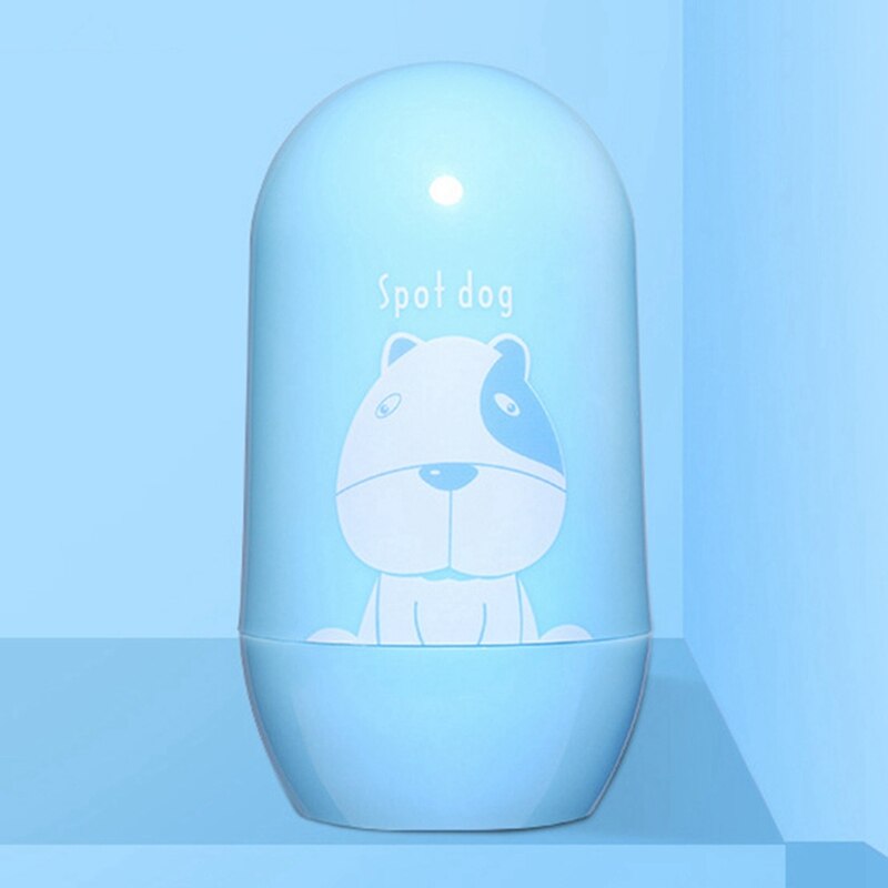 4 unids/set de Kits de cuidado de la salud para bebés juego de cuidado de uñas para bebés, tijeras para cortar uñas, caja de almacenamiento de animales de dibujos animados