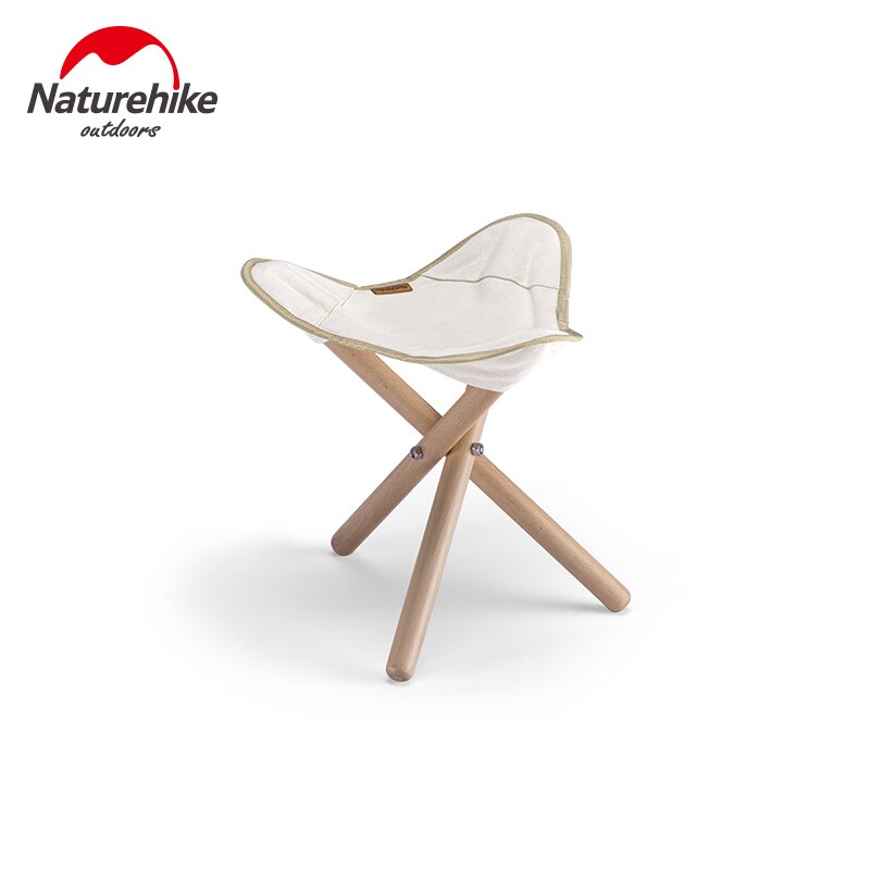 Naturehike Outdoor Opvouwbare Driehoek Bench Draagbare Massief Houten Stoel Ultralight Kruk Voor Camping Wandelen Picknick
