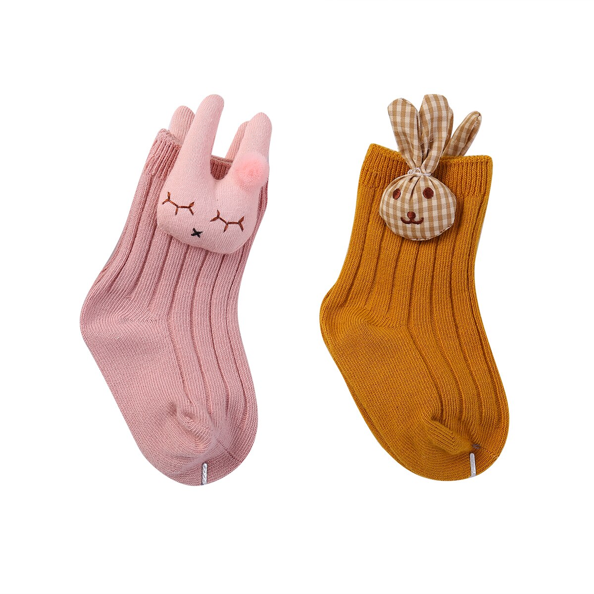 2 Paare Art Baby Kleinkind Junge Mädchen Socken Herbst Winter Weiche Baumwolle Nette Watm Socken 3D Ebene Blumen Socken 0 ~ 5Y: MULTI / S