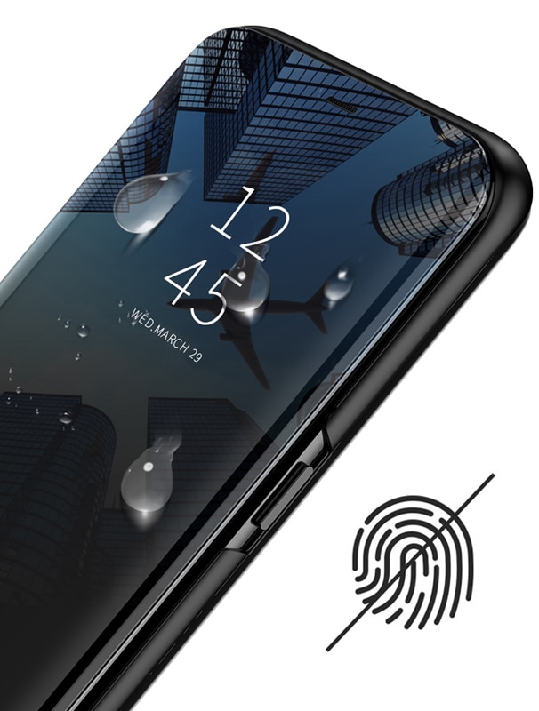 Coque de téléphone Samsung en cuir, étui à rabat miroir intelligent pour Galaxy A21s A11 A21 A31 A41 A51 A71 A 21s 31 51 71