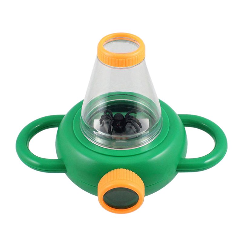 Draagbare 3x Dual-Way Bug Insect Viewer Vergrootglas Vergrootglas Voor Insect Observatie Kinderen Educatief Speelgoed