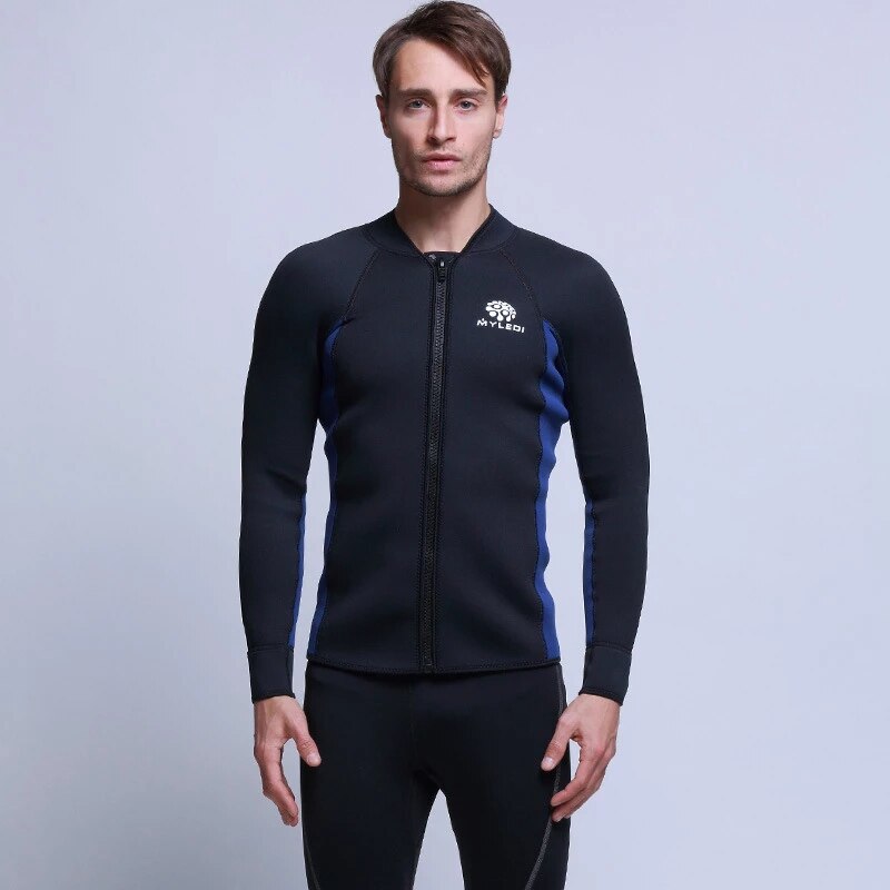 MYLEDI 3mm neoprenowy kombinezon do nurkowania z akwalungiem rozciągliwy do windsurfingu żeglarstwo nurkowanie z rurką: my033 coat / XXL