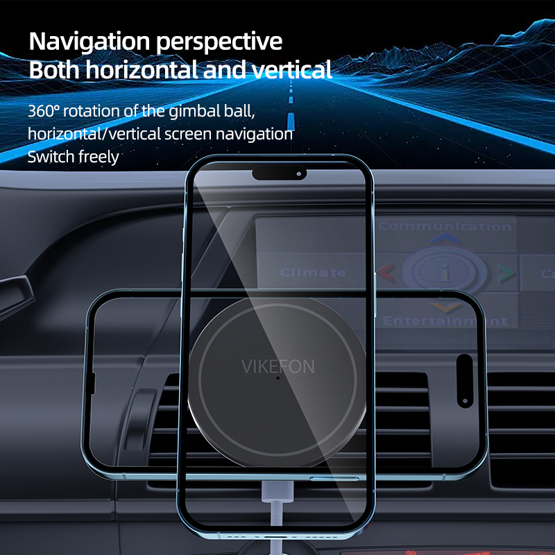 30 W magnetisches kabelloses Auto-Ladegerät Macsafe für iPhone 12 13 14 15 Profi Max Mini Luft entlüften Autotelefonhalter Ständer Schnelles Auto-beladen