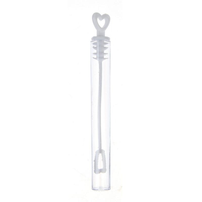 6/12 Pcs Love Heart Wand Tube Bubble Soap Bottle Wedding Birthday Party Children's Toy Baby Shower Maker Outdoor Bubble toy