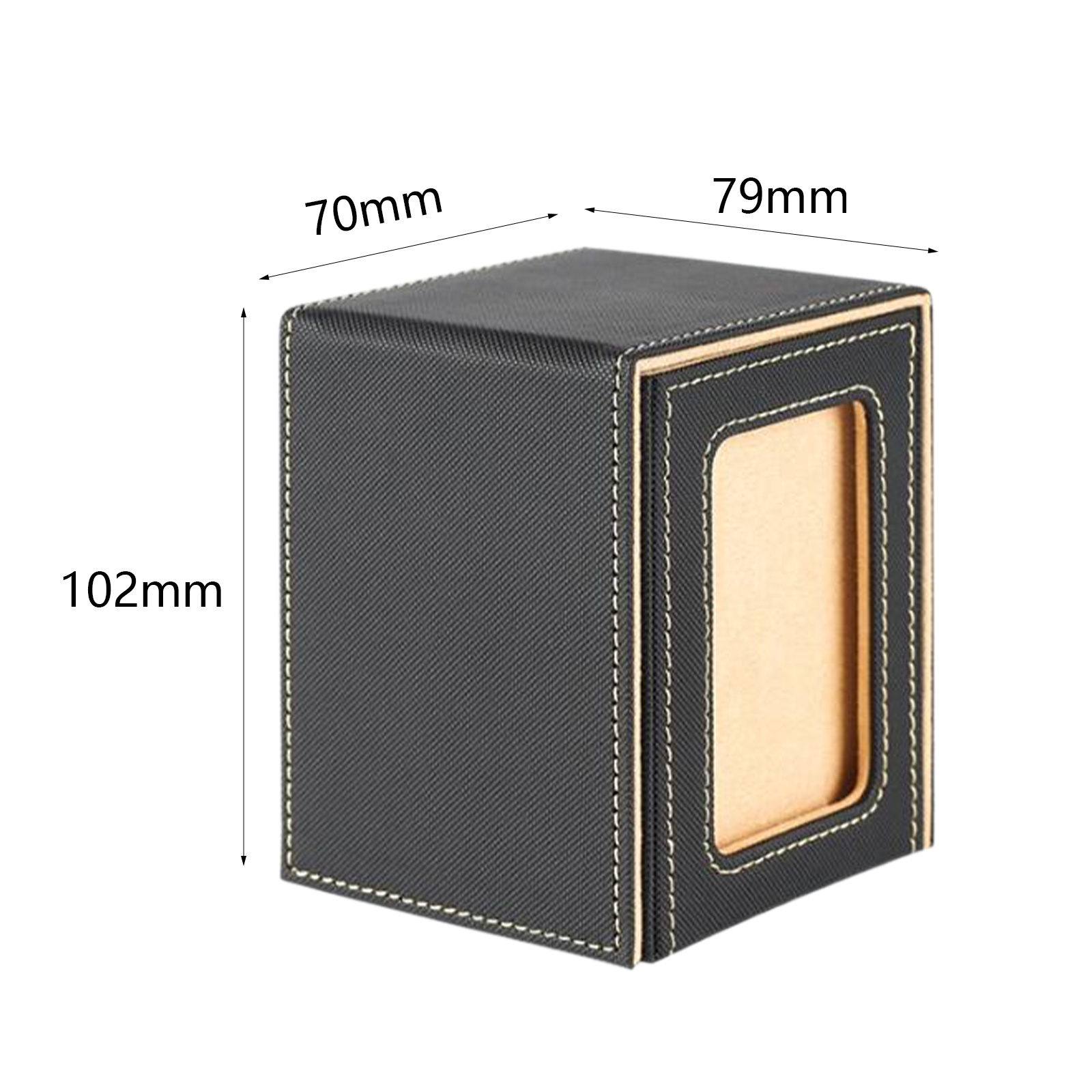 Card Deck Box Card Organizer with Display Window Holds 100+ Cards Card Deck Case for Collectible Card Sports Cards Game Card