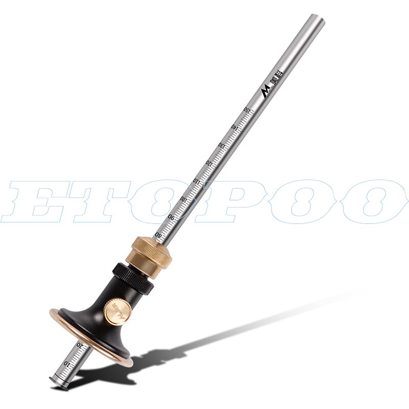 Wheel Marking Gauge Woodworking Scriber Ink Duct Automatic Scriber Tool European stainless steel double Head Mortise Gauge: typeB