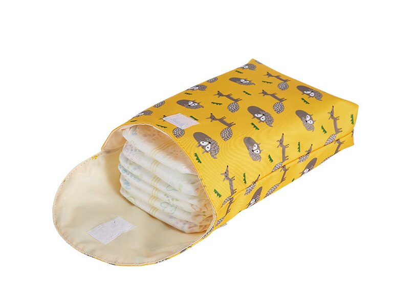 Multifunktionella blöjväskor återanvändbara vattentäta blöjupplägg mummy wet baby bag