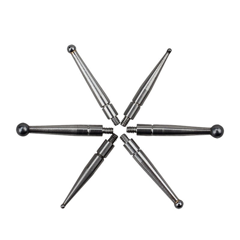 1pc volframiteräksisen pään mittapyörän mittakellon osoittimen kosketuspiste 1.4/1.6/2.0mm -kierteiselle vipuvalitsimen osoittimelle