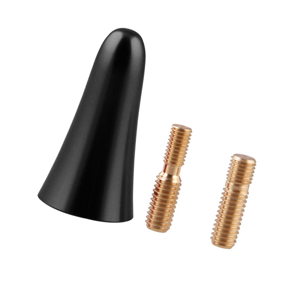 Auto Accessories Decoration Roof Antenna Car Antenna Aluminum Antenna Refit (Black)