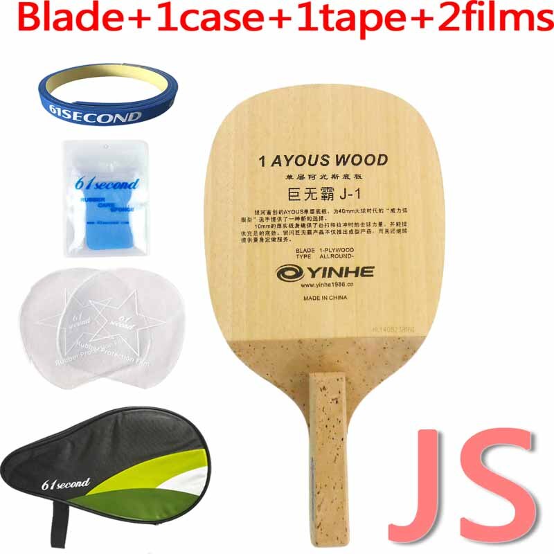 Originele Yinhe Melkweg J-1 J1 J 1 Een Laag Ayous Tafeltennis Pingpong Blade Japanse Penhold: JS with HM case