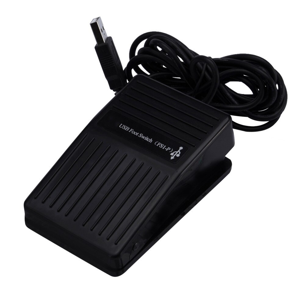 USB Foot Switch Keyboard Pedal for HID PC Computer USB Action Switch Control Pre-Program Key Functions Mouse PC Game