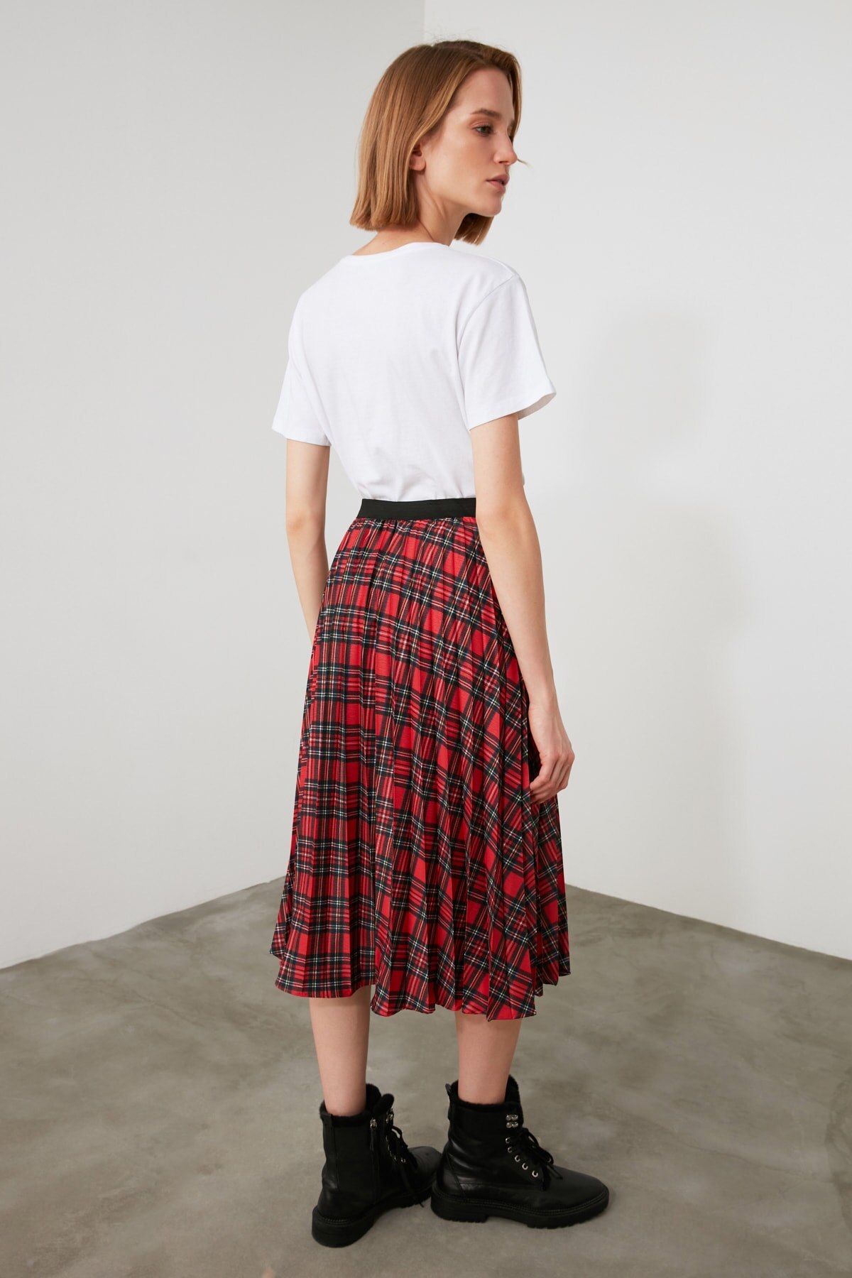 Trendyol Plaid Rok TWOAW21ET0532