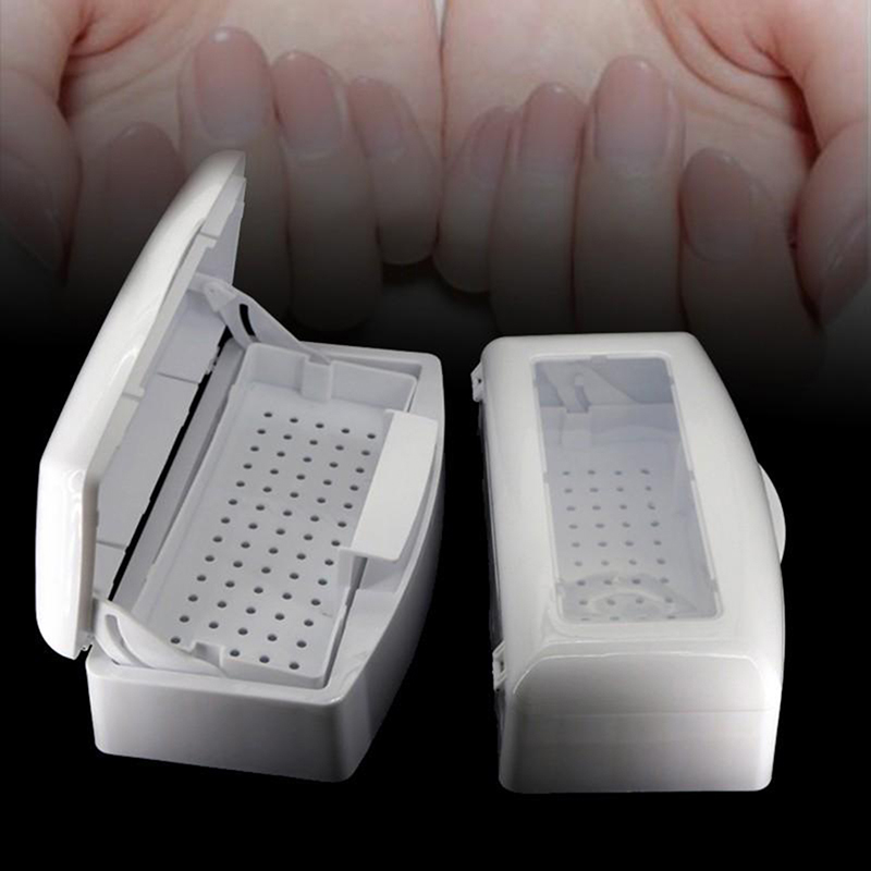 Narzędzia robić dekoracji paznokci sterylizator taca pojemnik sterylizacyjny dezynfekcja pojemnik narzędzia robić manicure robić paznokci salon akcesoria