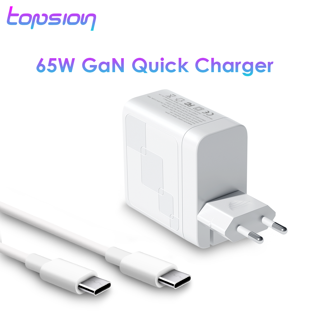 65 W Gan Charger Quick Charge 4.0 3.0 Type C Pd 3.0 Usb Charger Met Qc 3.0 4.0 Draagbare Snelle oplader Voor Iphone Laptop Macbook