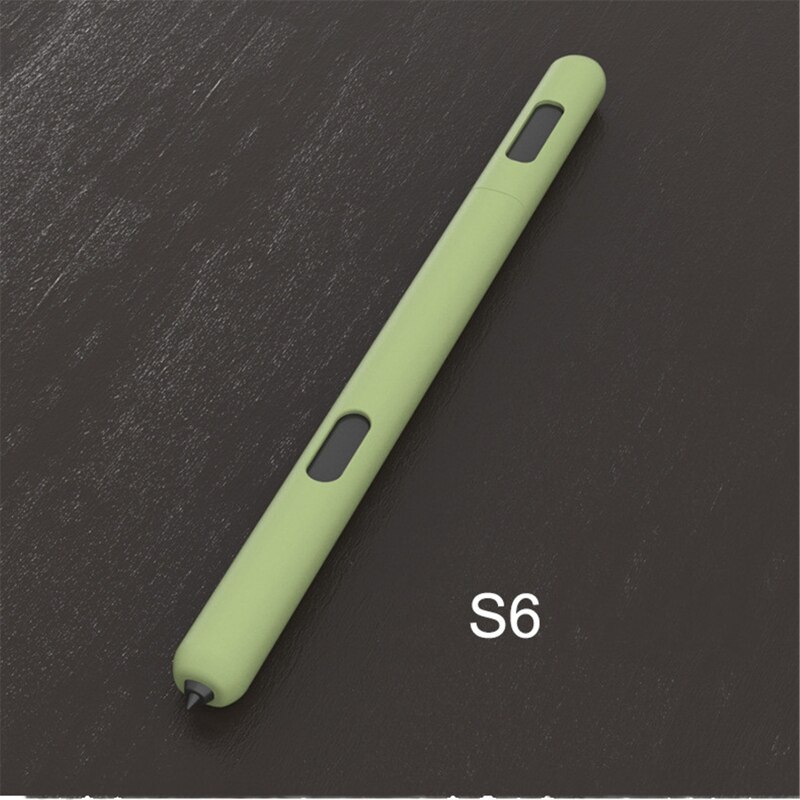 Estuche de lápices de negocios para Samsung Galaxy- Tab S6 S7 s-pen, funda de silicona para tableta de dibujos animados