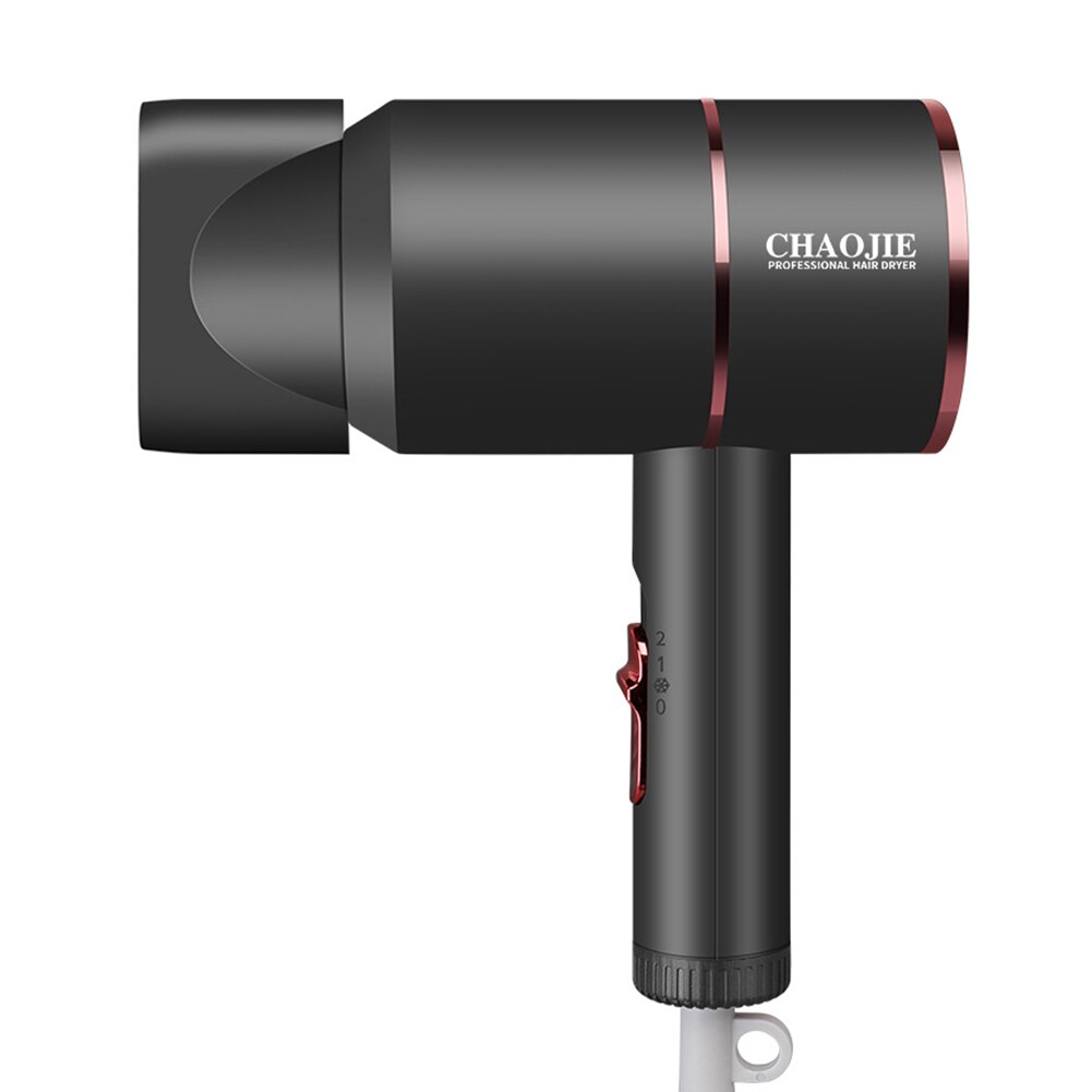 1000W 3 Speeds Hair Dryer High Power Hammer Electric Air Blow Dryer US Volumizer for Students Home Appliances: Grey