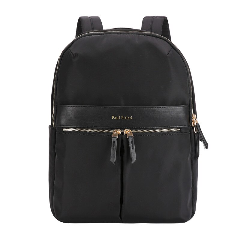 Oxford Doek Rugzak Computer Tas Vrouwen Business Waterafstotend Grote Capaciteit Ultra Licht Vakantiereizen Rugzak: Black / 14 inch