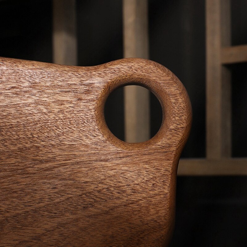 Simple madera de ébano de cocina de tablero de corte engrosada madera entera de tabla para pan tabla