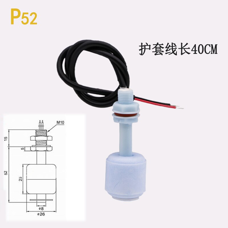 Plastic float level switch level switch level switch level controller level controller p52: Gold