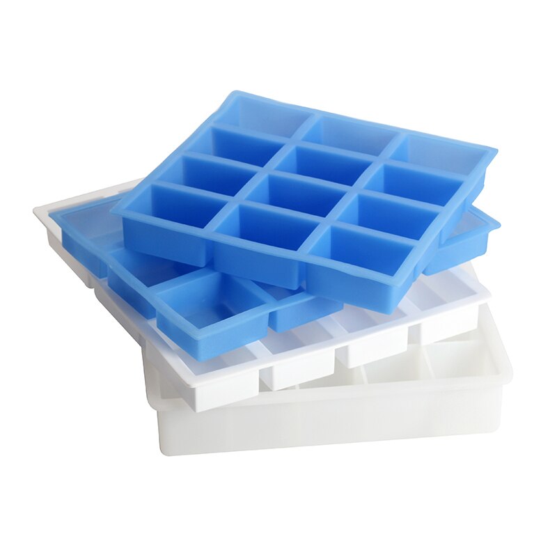 12-Cavity Silicone Soap Mold Rectangle Soap Bar Mold Handmade Molds for Small Batch Soap