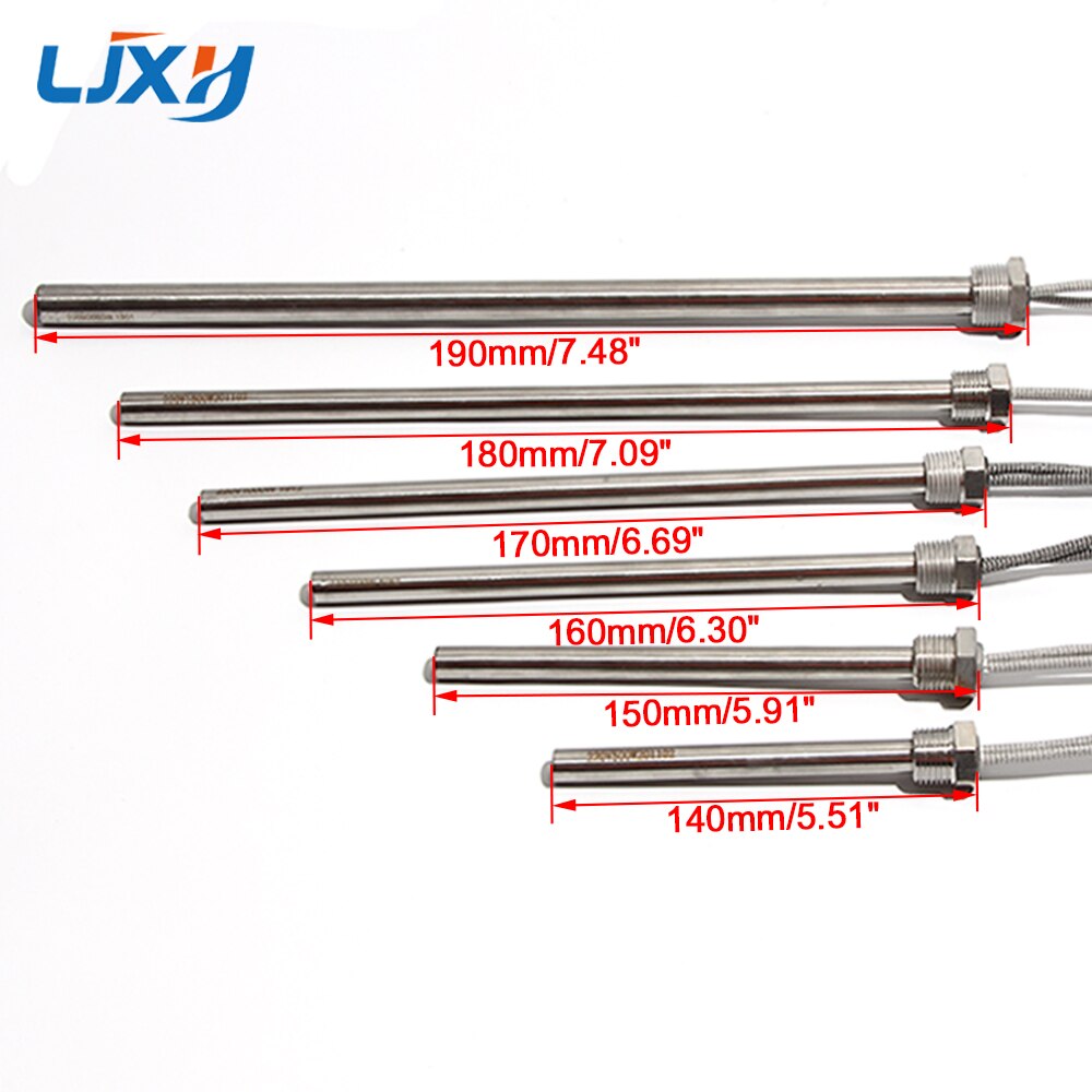 yaoqijie Cartridge Heating M16 Thread 12V 100W 150W 200W Stainless