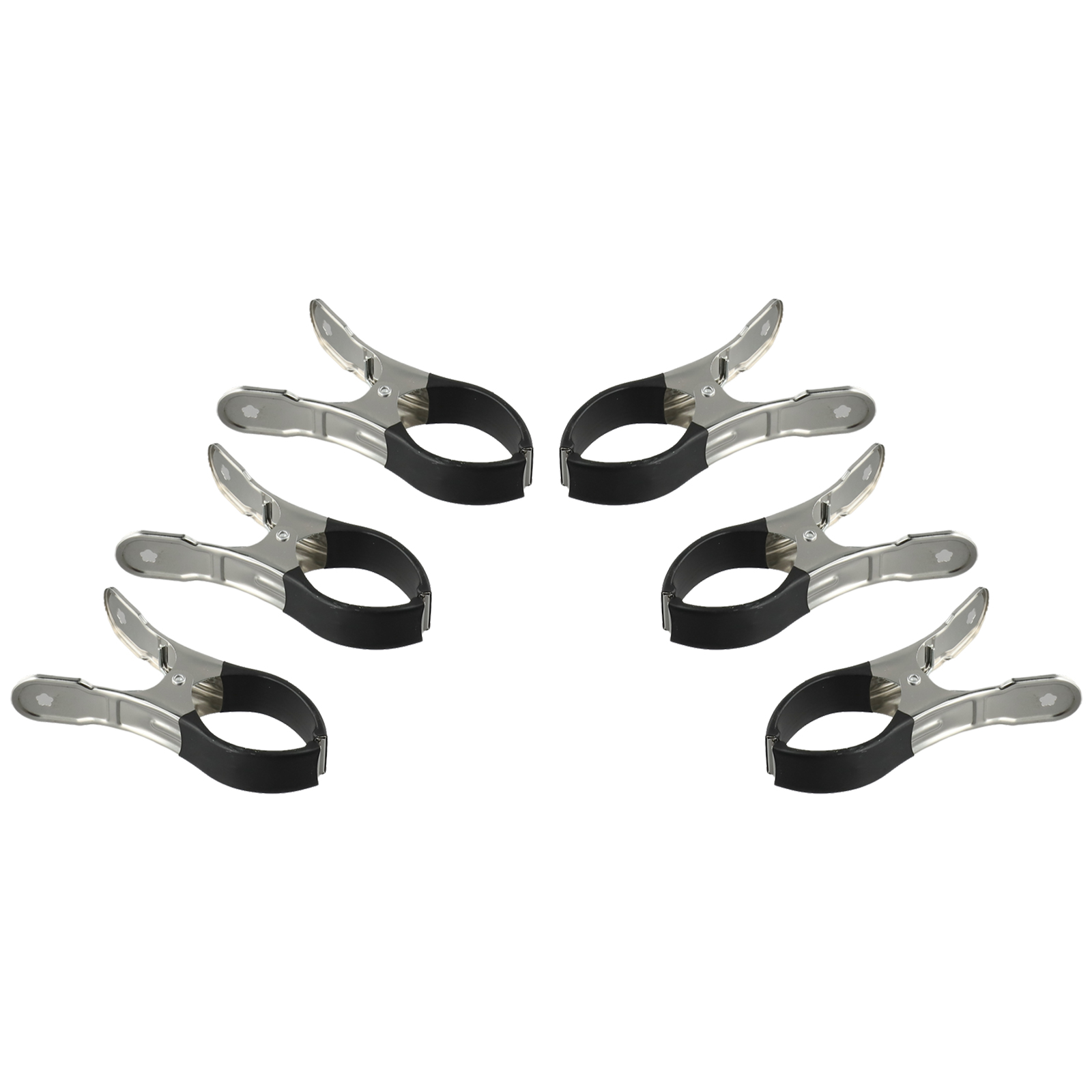 6/30Stck Edelstahl Schwimmbad Abdeckung Clips schwer Pflicht Winddicht Frühling Clips Für Trocknen Kleidung Abdichtung Snack Multifunktions Clip