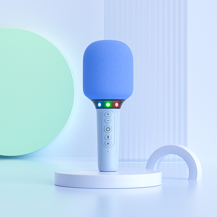 TANALAZ K39 Microphone National K Song Bluetooth Home TV Children Singing Wireless Microphone Sound Integration Microphone: PURPLE