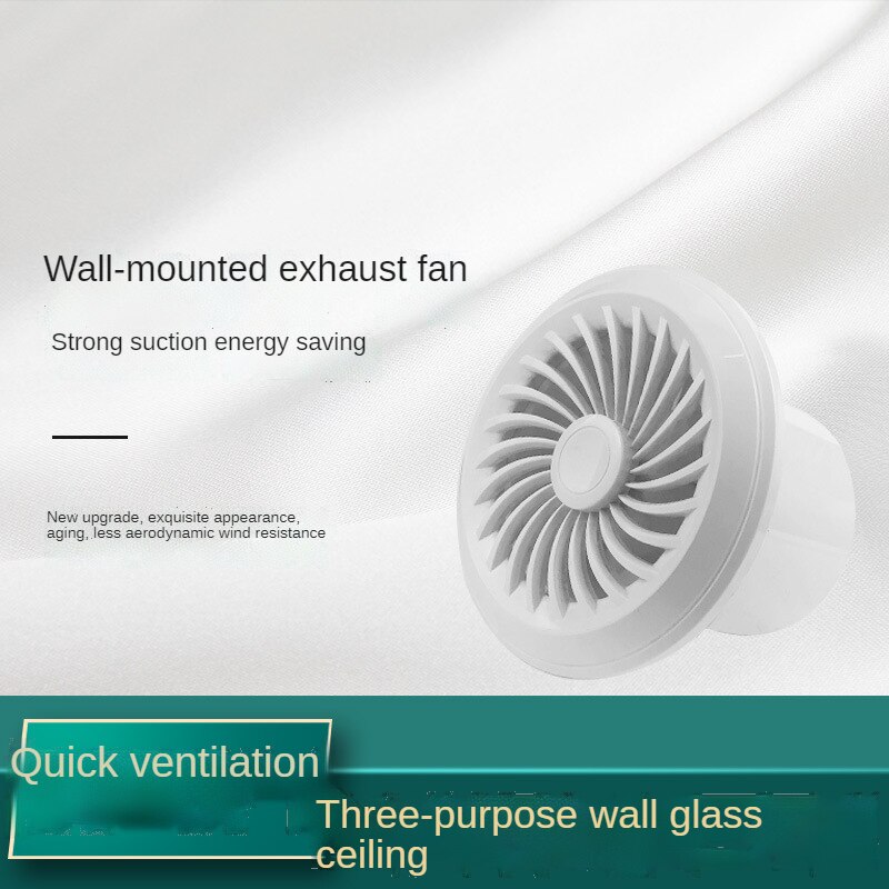 6inch Exhaust Fan Adjustable Speed Duct Fan Window Airflow Boost Kitchen Window Pipe Ventilation Extractor Air Ventilation Fan